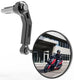 Oxford spiegel stuureinde premium-aluminium handlebar mirror aluminum black left