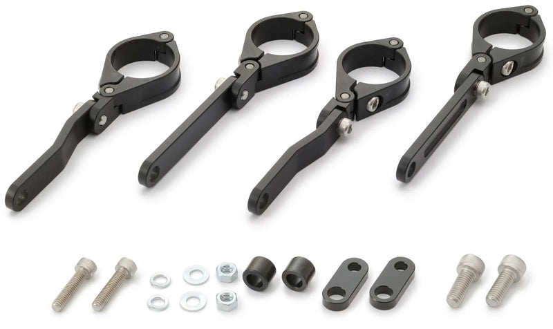 Afbeelding laden in galerijviewer, Daytona koplamphouder dual-axis bracket sh. aluminum 35mm sw adjustab
