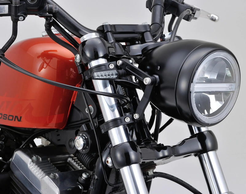 Afbeelding laden in galerijviewer, Daytona koplamphouder dual-axis bracket sh. alu 39mm sw adjustable
