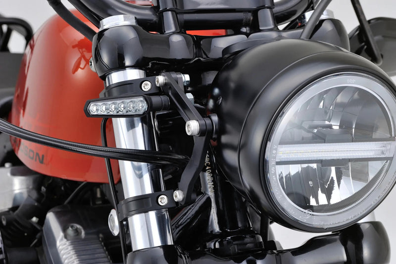 Afbeelding laden in galerijviewer, Daytona koplamphouder dual-axis bracket sh. aluminum 41mm sw adjustab
