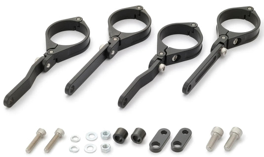 Daytona koplamphouder dual-axis bracket sh. aluminum 49mm sw adjustab