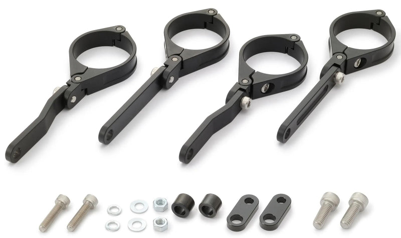 Afbeelding laden in galerijviewer, Daytona koplamphouder dual-axis bracket sh. aluminum 49mm sw adjustab
