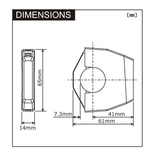 Daytona usb-stopcontact slim-mount usb-slim-mount 2x type-a sw 2x 12w