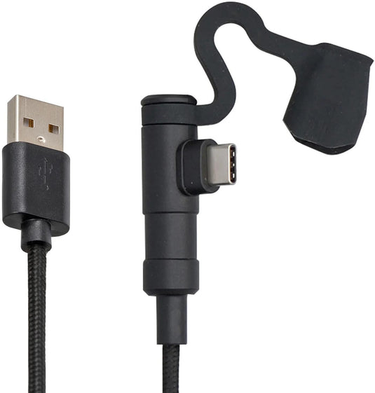 Daytona usb-oplaadkabel motorrad usb cable type-a to type- sw 20cm