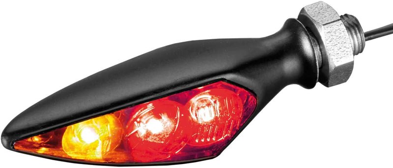 Afbeelding laden in galerijviewer, Kellermann led knipperlicht rhombus s df dark turn signals kl rhombus s dark rr back brak. sw
