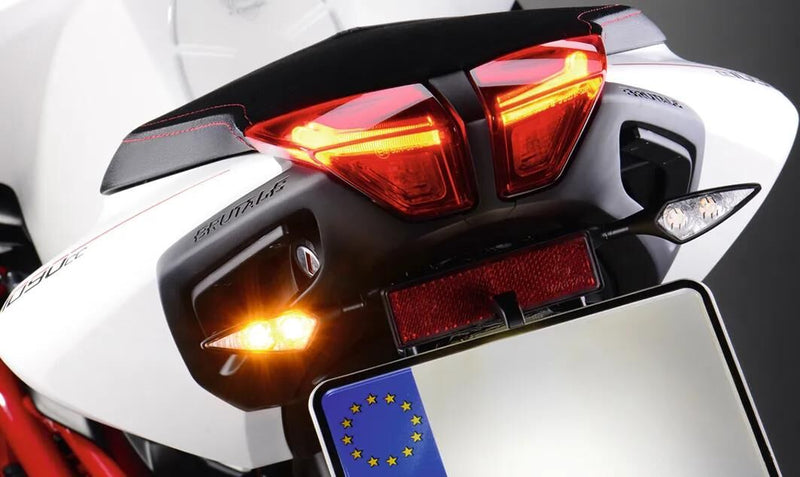 Afbeelding laden in galerijviewer, Kellermann led knipperlicht micro rhombus extreme kl turn signal micro rhom extreme, black fl rr
