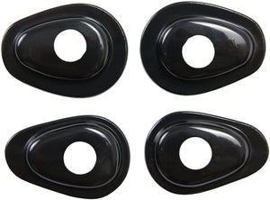 Kellermann richtingaanwijzer montageplaat mounting plate turn signa black,