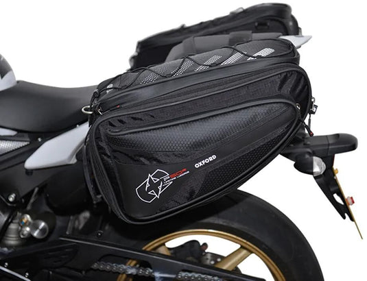 Oxford seitentaschen p50r panniers side pockets p50r black 2x25l