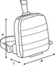 Oxford beentas aqua l1 leg bag aqua l1 black