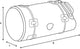 Oxford bagagerol aqua t-50 baggage roll t-50 black