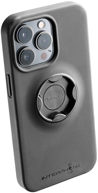 Interphone mobiele telefoonhoesje quiklox handycase q-lox iphone13pro bw