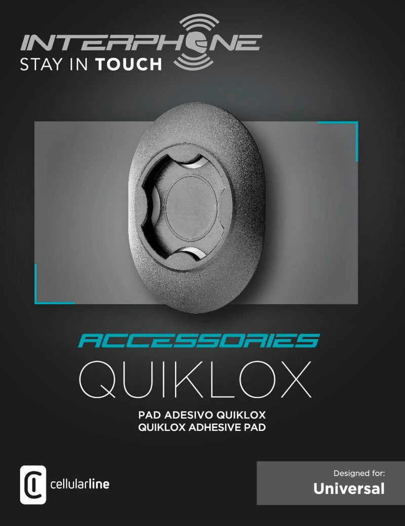 Afbeelding laden in galerijviewer, Interphone mobiele telefoon houder quiklox quicklox plate z. adhesive cell phone ba
