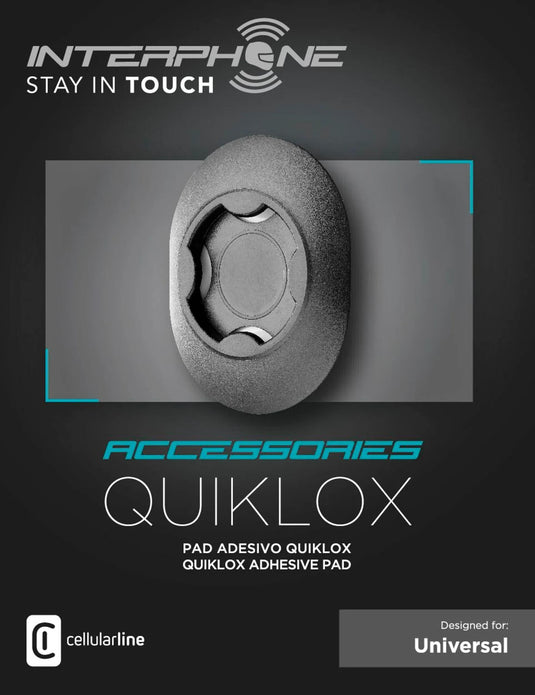 Interphone mobiele telefoon houder quiklox quicklox plate z. adhesive cell phone ba