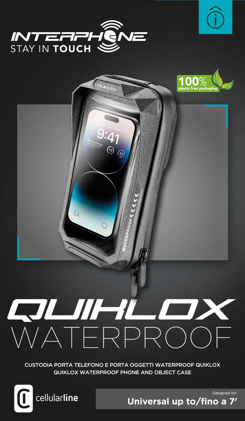 Afbeelding laden in galerijviewer, Interphone handyhalter quiklox handycase q-lox universal 7 inch

