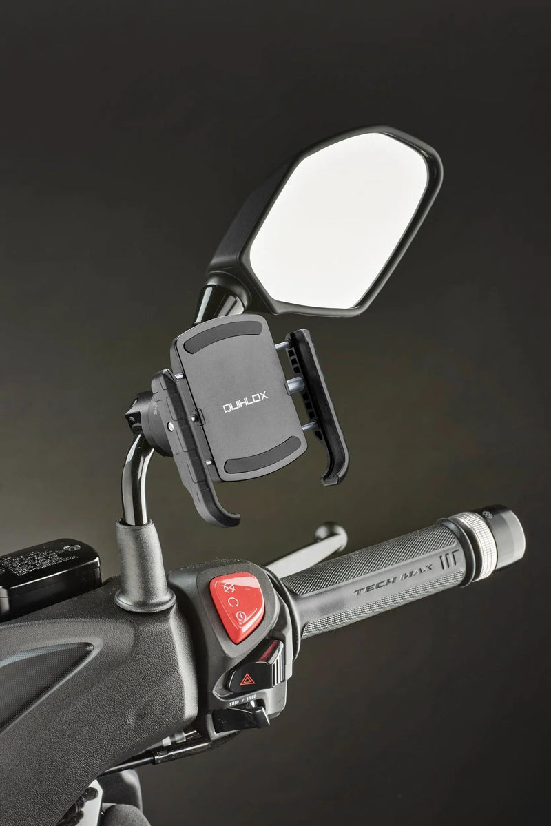 Afbeelding laden in galerijviewer, Interphone handyhalter quiklox cell phone holder interph quiklox crab, mirrow moun
