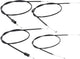 101 octane bowdenzugsatz bowden cable set 101.octa 4tlg sw