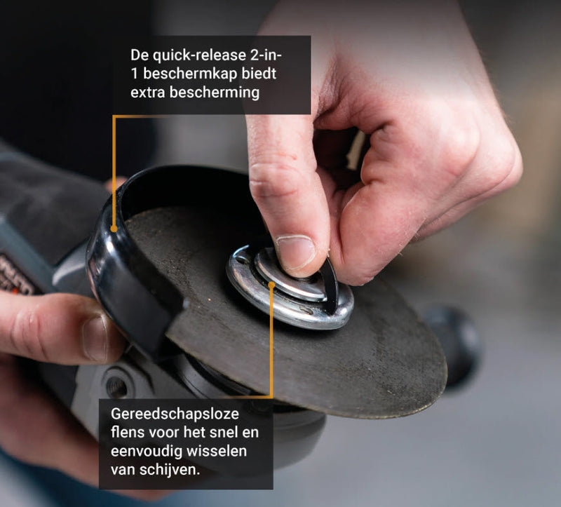 Afbeelding laden in galerijviewer, Batavia producten maxxpack 18v accu haakseslijper 125mm brushles body
