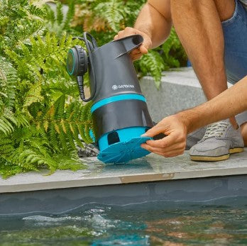 Afbeelding laden in galerijviewer, Gardena hoogwater set 20000 (donkergrijs turquoise, 09019-47)

