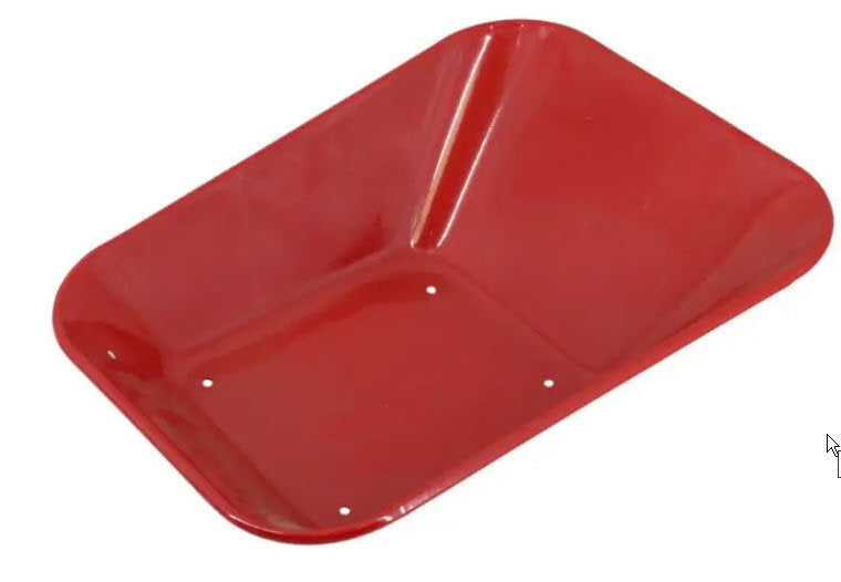 Afbeelding laden in galerijviewer, Mm producten kinderkruiwagen metalen bak rood
