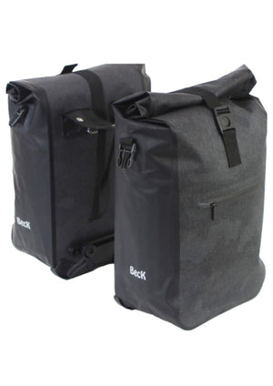 Tas dubbel beck base too 40l. tpu zwart