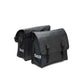 Tas dubbel beck classic mat zwart tarpauline 46l.
