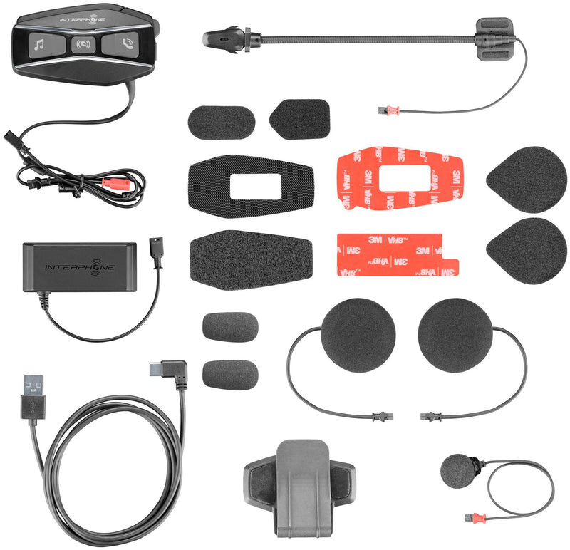 Afbeelding laden in galerijviewer, Interphone helm communicatie systeem u-com 16 com. system helmet u-com16 singlekit
