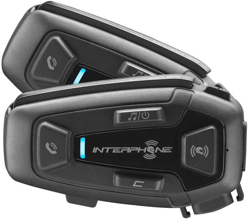 Afbeelding laden in galerijviewer, Interphone helm communicatie systeem u-com 8 r com. system helmet u-com8r doublekit

