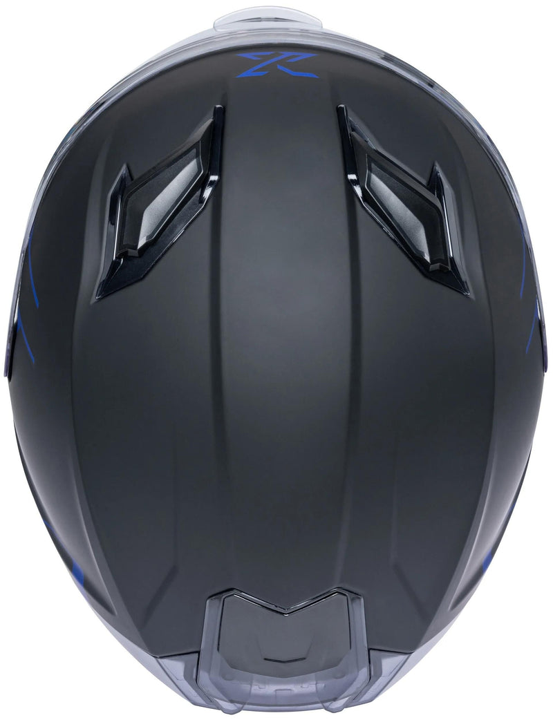 Afbeelding laden in galerijviewer, Spec-x integralhelm sx-82.03 r2 stinger helmet sx-82.03 r2 black matt blue l pin rea

