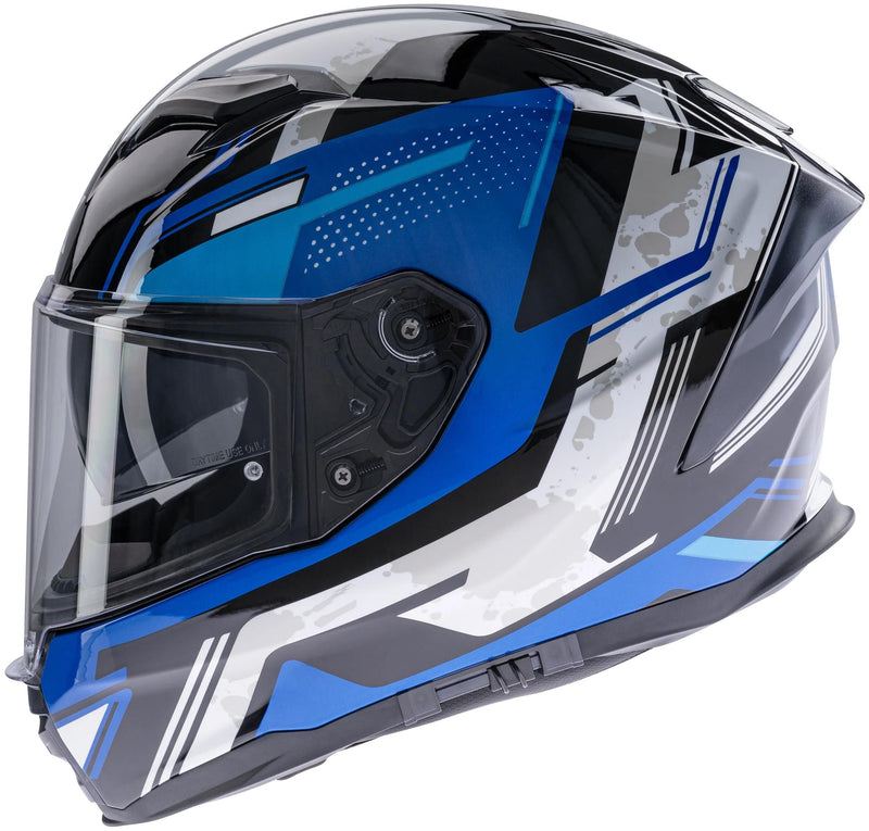 Afbeelding laden in galerijviewer, Spec-x integralhelm sx-82.03 r1 stinger helmet sx-82.03 r1 bl black white l pin read
