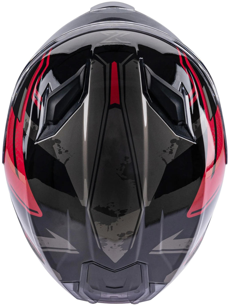 Afbeelding laden in galerijviewer, Spec-x integralhelm sx-82.03 r1 stinger helmet sx-82.03 r1 red black gray xl pinread
