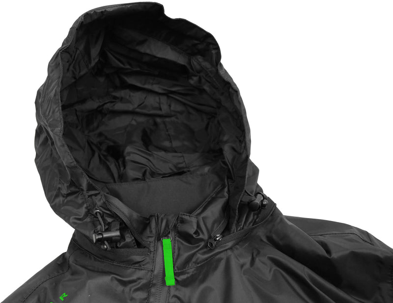 Afbeelding laden in galerijviewer, Ufo plast regenjas pakhar rain jacket ufo black gr. xl

