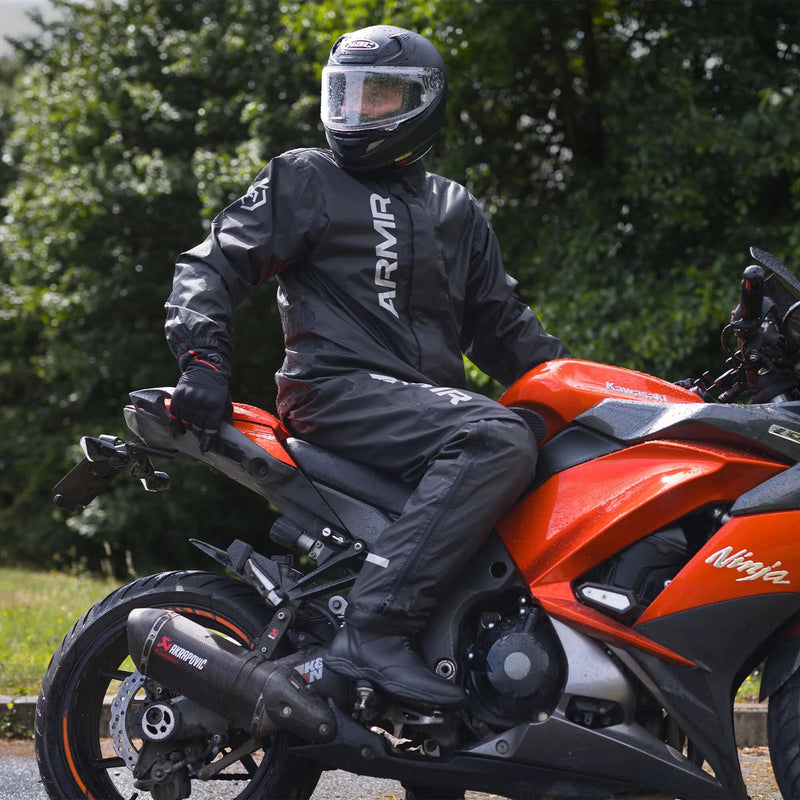 Afbeelding laden in galerijviewer, Armr regenhose dryguard rain trousers drygua wp black size 6xl

