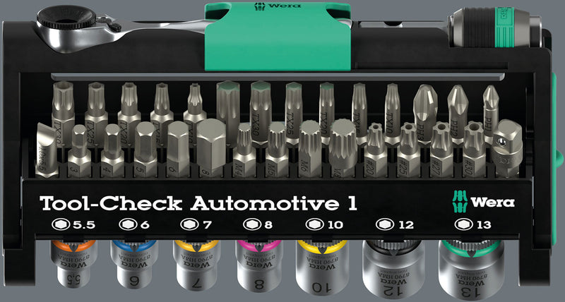Afbeelding laden in galerijviewer, Wera tool-check automotive 1, 38 pieces
