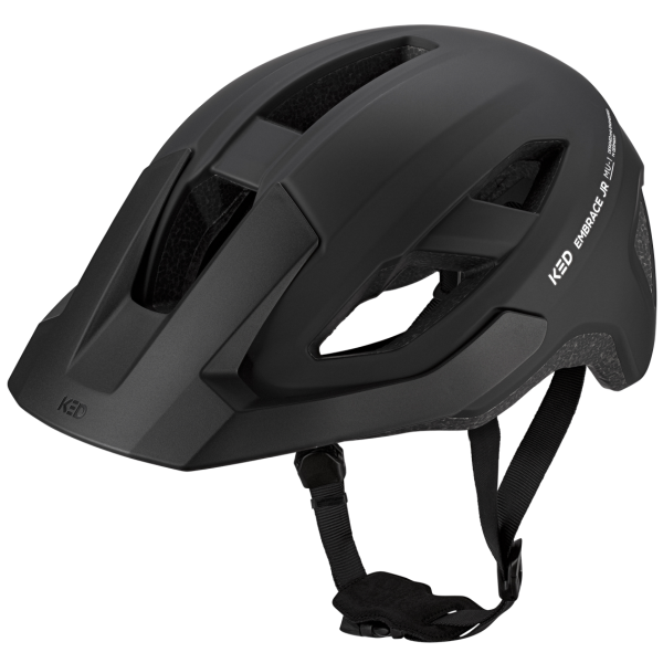 Afbeelding laden in galerijviewer, Ked fietshelm embrace jr s-m (52-58cm) - mat zwart
