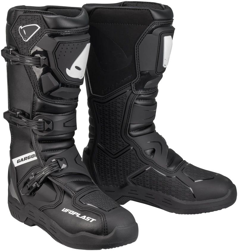 Afbeelding laden in galerijviewer, Ufo plast laarzen gargor boots ufo gargor black white gr. 43
