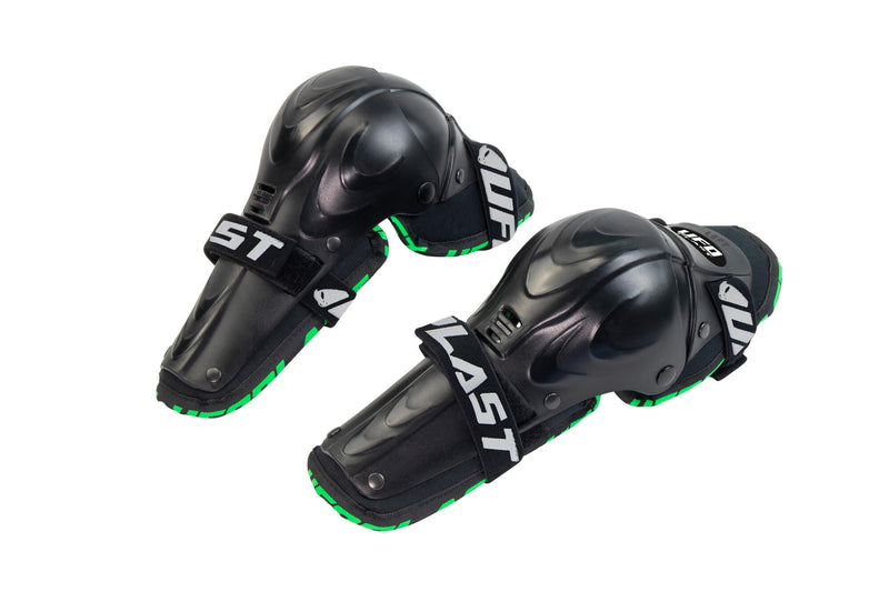 Afbeelding laden in galerijviewer, Ufo plast knieprotektoren kajam kids knee protector ufo kajam black
