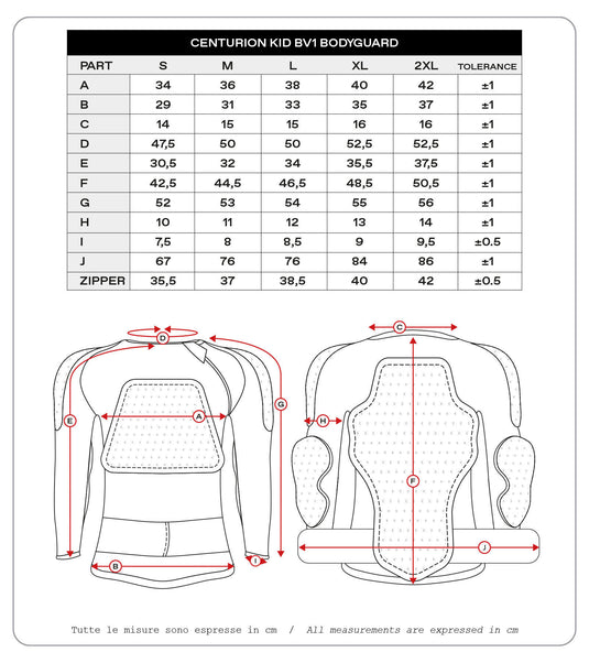 Ufo plast protektorenhemd centurion bv1 children's protec. shirt centurion bv1 black s