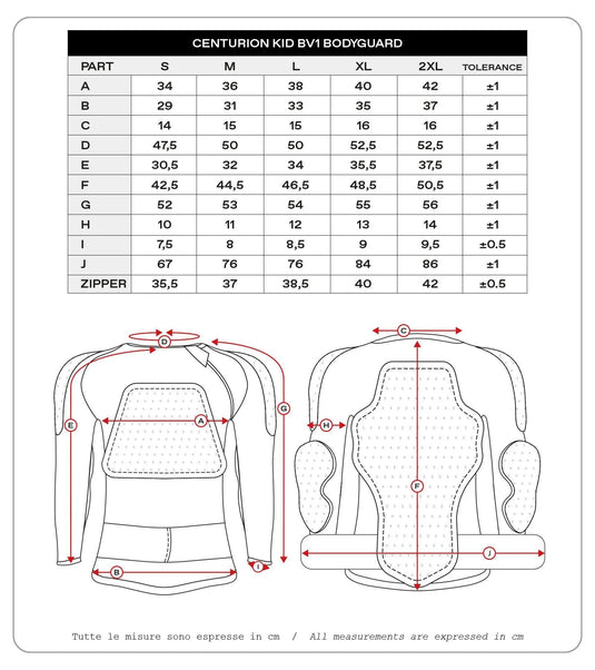 Ufo plast protektorenhemd centurion bv1 children's protec. shirt centurion bv1 black xl