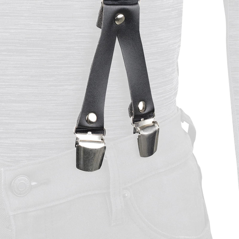 Afbeelding laden in galerijviewer, Oxford bretels trouser braces riggers chic black
