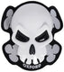 Oxford kneesliders knee slider skull white