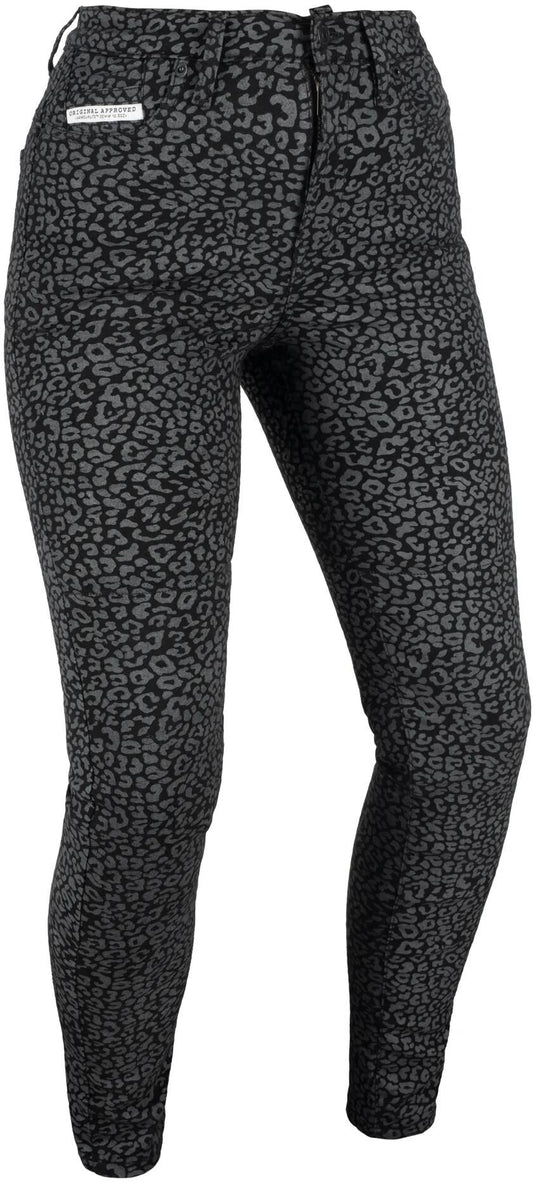 Oxford hose oa aa super stretch jean trousers superstre ws jean leopard short 44