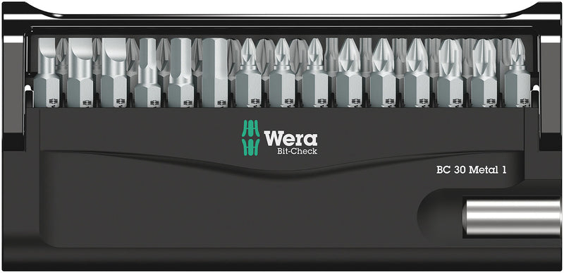 Afbeelding laden in galerijviewer, Wera bit-check 30 metal 1 sb, 30-piece
