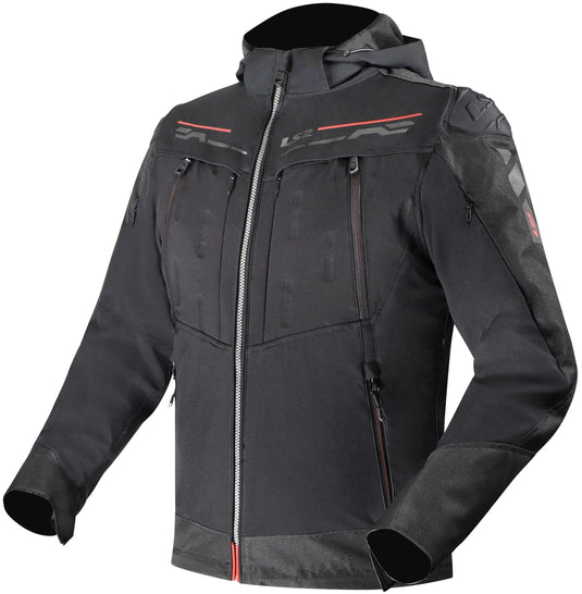 Ls2 jacke zirconium evo man jacket zirconium evo mens black red gr. xl
