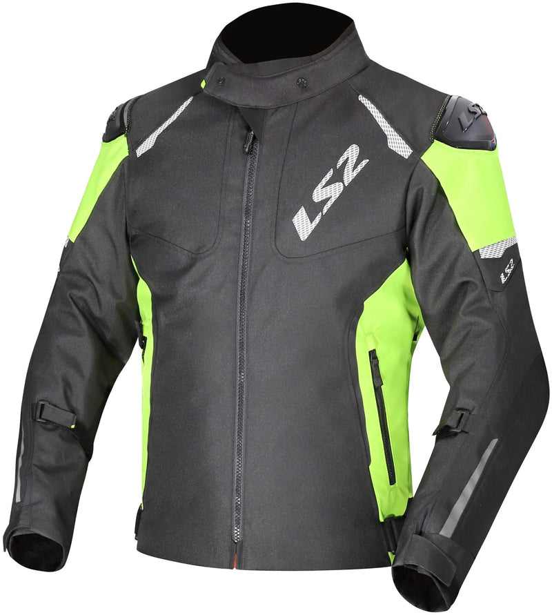 Afbeelding laden in galerijviewer, Ls2 jacke zoom man jacket zoom men black yellow gr. xxl
