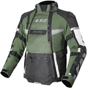 Ls2 jas x-master man jacket x-master men black green grey size m