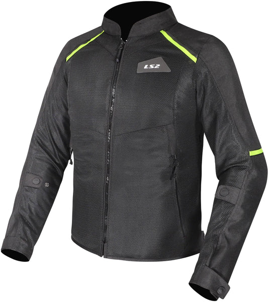 Ls2 jacke breeze man jacket breeze men black yellow gr. xl