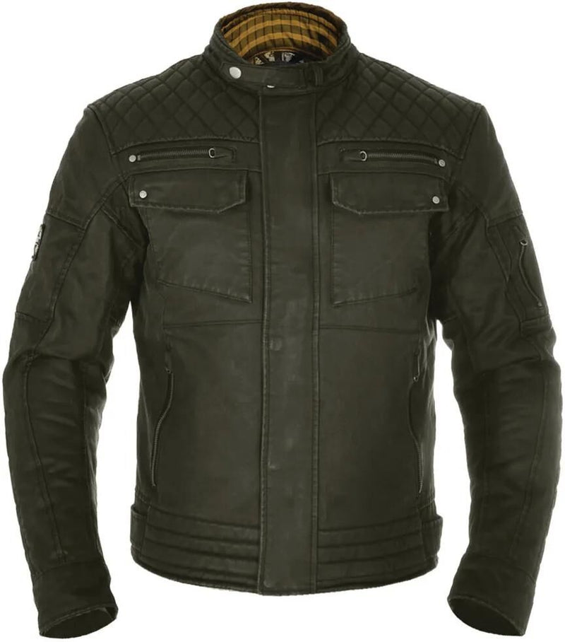 Afbeelding laden in galerijviewer, Oxford jas hardy jacket hardy wax cotton olive gr. s
