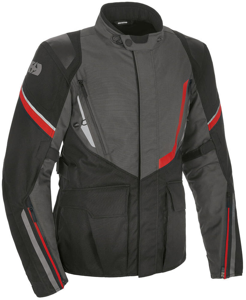 Afbeelding laden in galerijviewer, Oxford jas montreal 4.0 jacket montreal 4. black grey red size l
