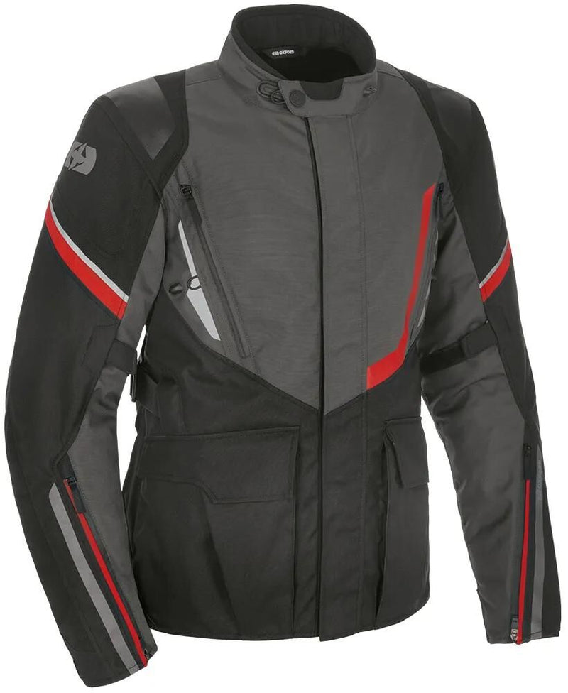 Afbeelding laden in galerijviewer, Oxford jacke montreal 4.0 jacket montreal 4. black grey red size 5xl
