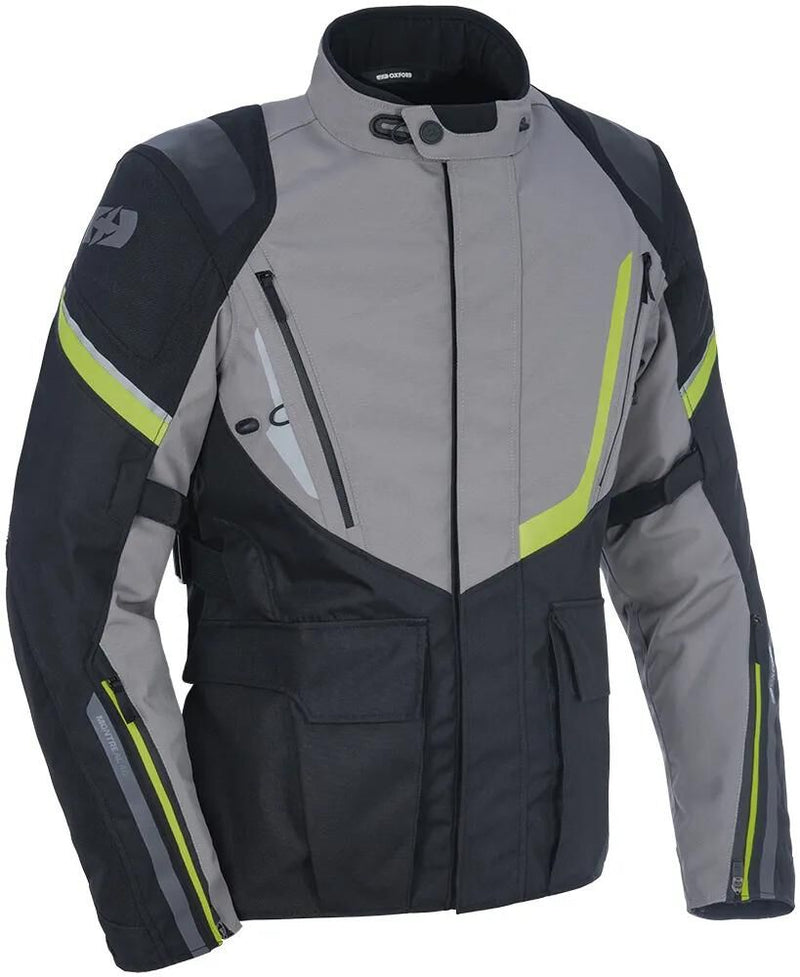 Afbeelding laden in galerijviewer, Oxford jas montreal 4.0 jacket montreal 4. black grey yellow size 4x
